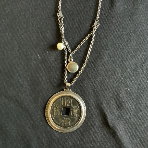 Silpada Chinese Coin Necklace - Picture 2 of 4